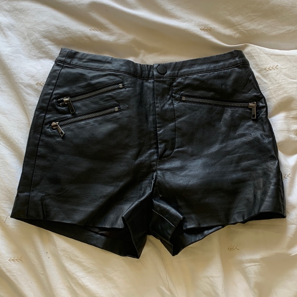 Leather Shorts